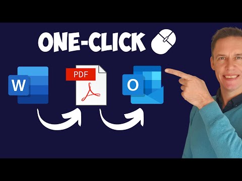 Word tip: Email as a PDF in one-click 🚀 #shorts