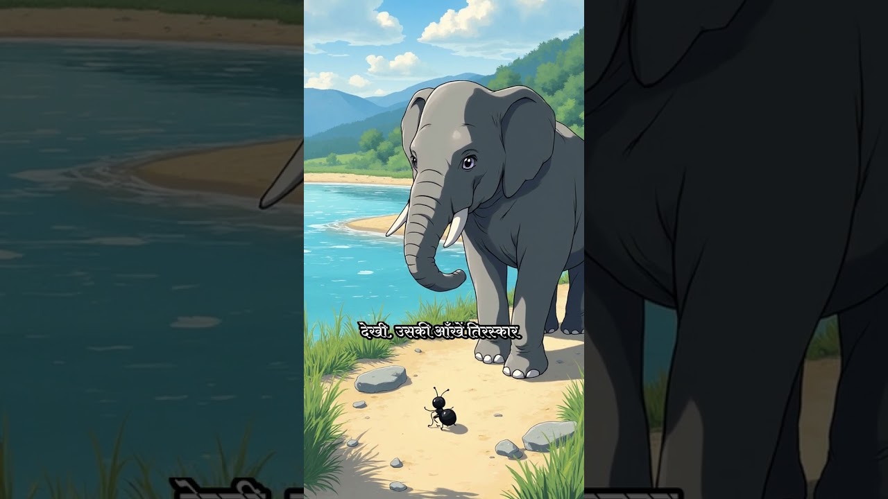 Hathi aur Chinti ki Seekh 🐘📝