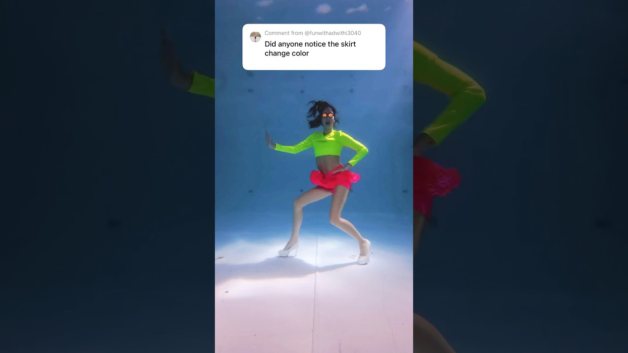 Underwater Dance in Heels to 'Rock That Body' 🎶