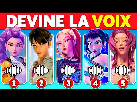 Devine les personnages de KPOP DEMON HUNTERS à partir de leur VOIX 🔊🔥 Huntrix, Saja Boys 🎶