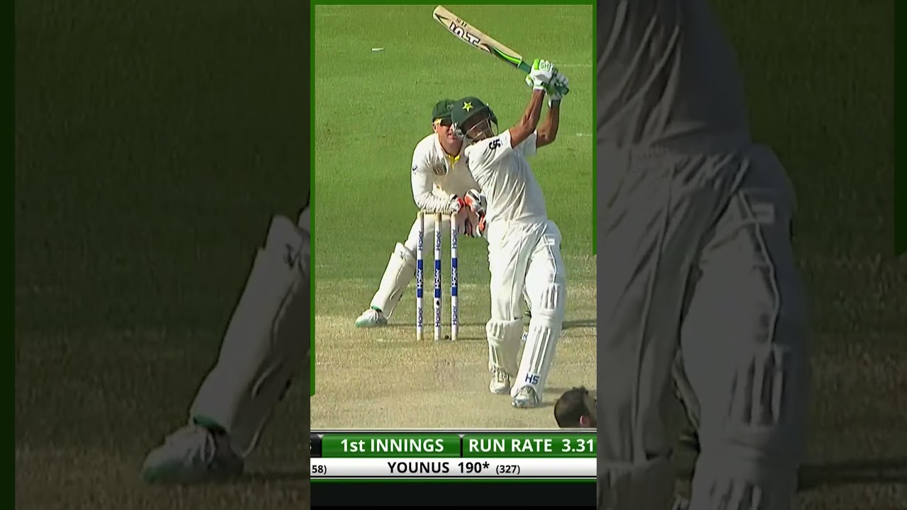 PCB Archive - Younis Khan's 2️⃣1️⃣3️⃣ Runs Steals the Show | PAK vs AUS 2nd Test, 2014 #Shorts M1C2A
