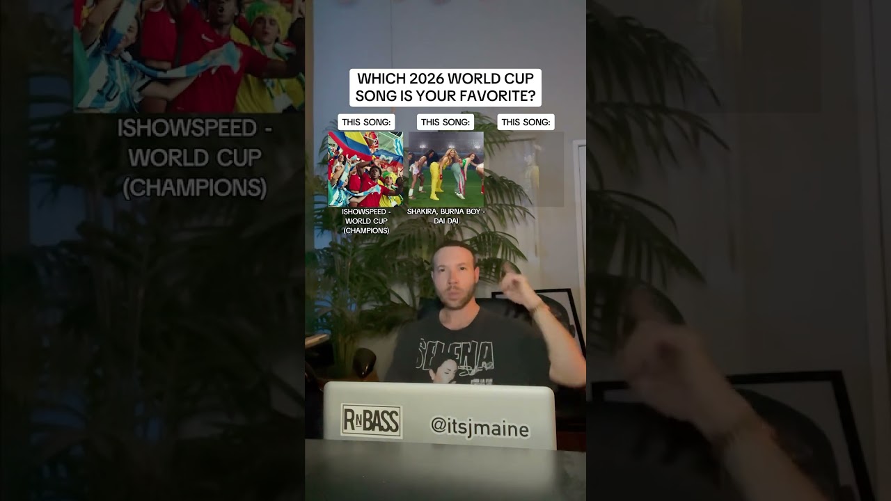 Which 2026 FIFA World Cup Song Is Your Favorite? Shakira, iShowSpeed, LISA #shorts