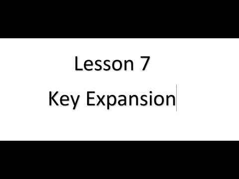 Lesson7 - Key Expansion