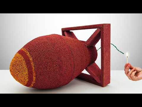 We Built a 'NUCLEAR BOMB' from Matches... Here's What Happened! â ď¸đĽ