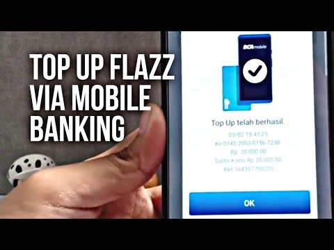 Cara Top Up Flazz via Mobile Banking π±