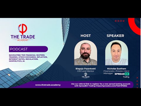 The Trade Academy Navigating the Financial Waters Ep.1 with Nicholas Eastham from SpreadEX Trading