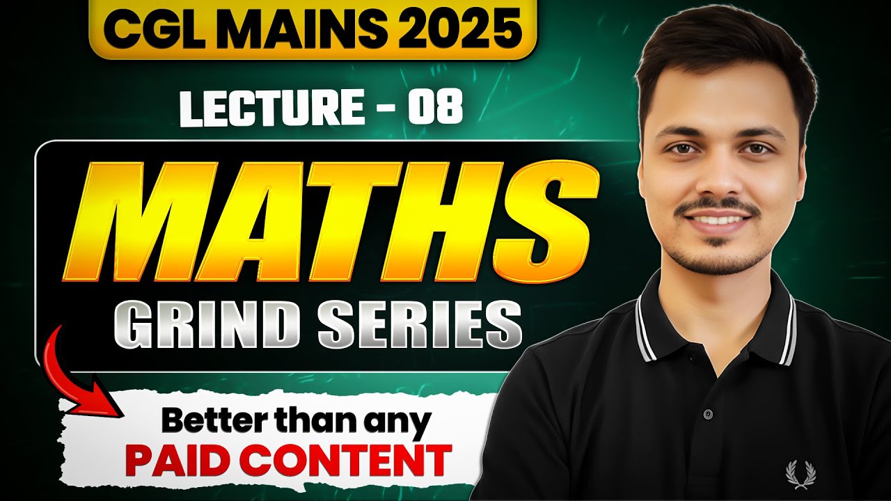 Boost Your SSC CGL Mains 2025 Prep with Live Maths Mock-1 🔥 | Complete Paper Analysis & Solutions