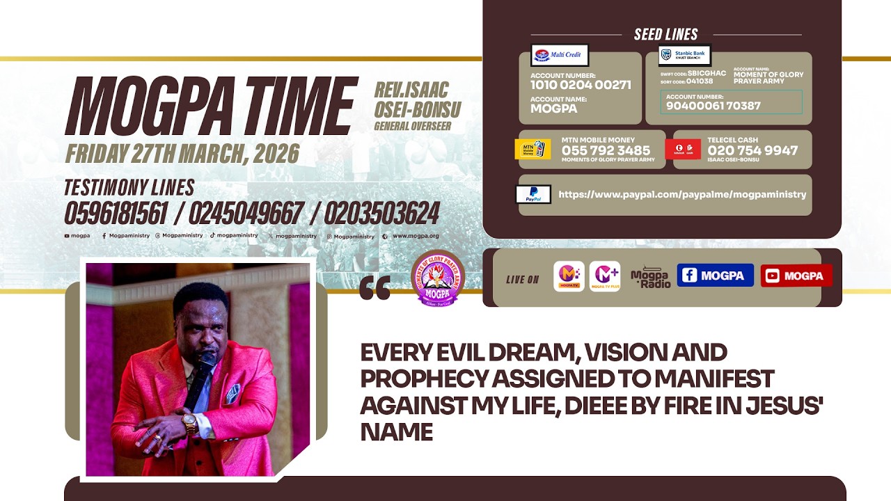 Overcoming Evil Dreams & Prophecies || Mogpa Time with Rev O B