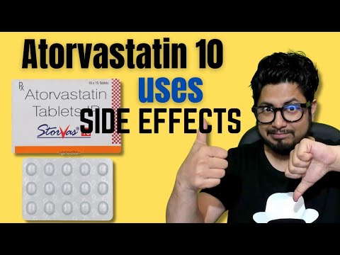 Storvas 10 mg tablet uses in hindi | Atorvastatin 40 | Atorvastatin uses | Atorvastatin side effects