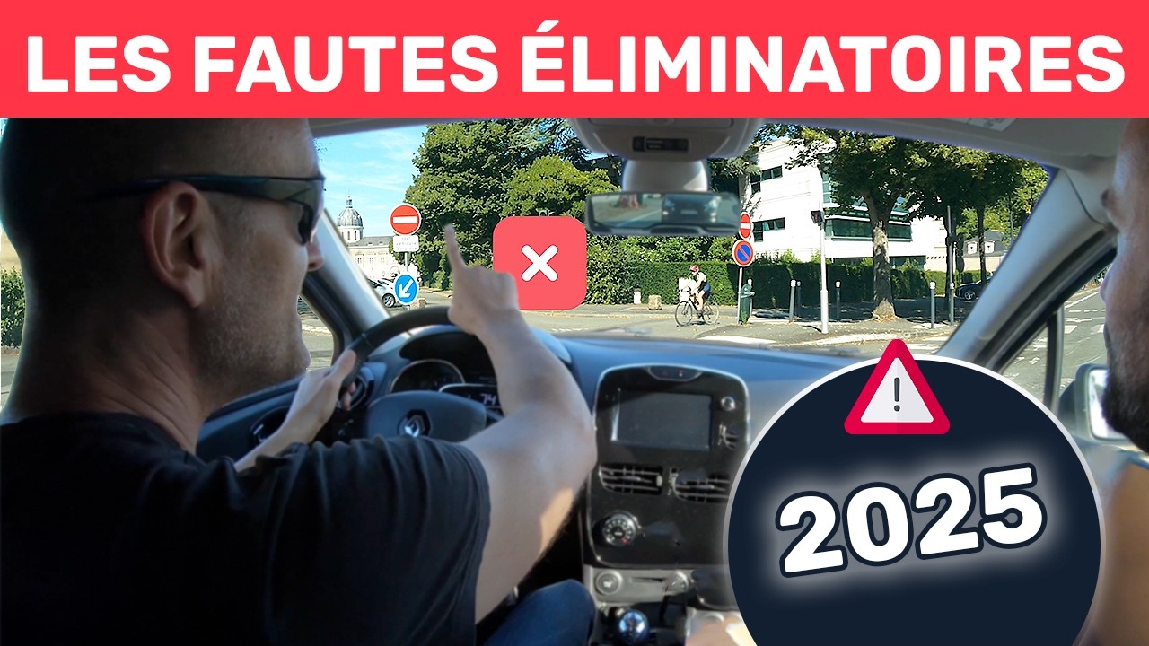 Évitez les Erreurs Éliminatoires au Permis 2025 🚗 - Formations et Conseils