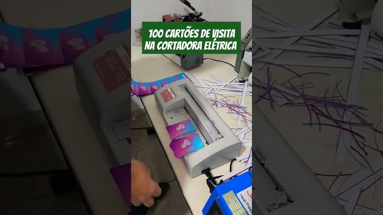 Cortadora Elétrica de Cartões – Ganhe Renda Extra com Facilidade ⚡