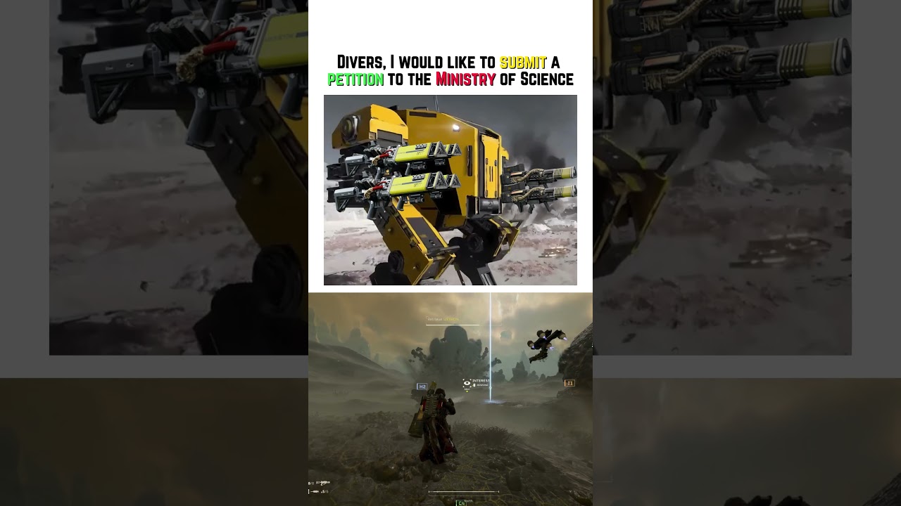 Petition to the Ministry of Science for Helldivers 2 🎮