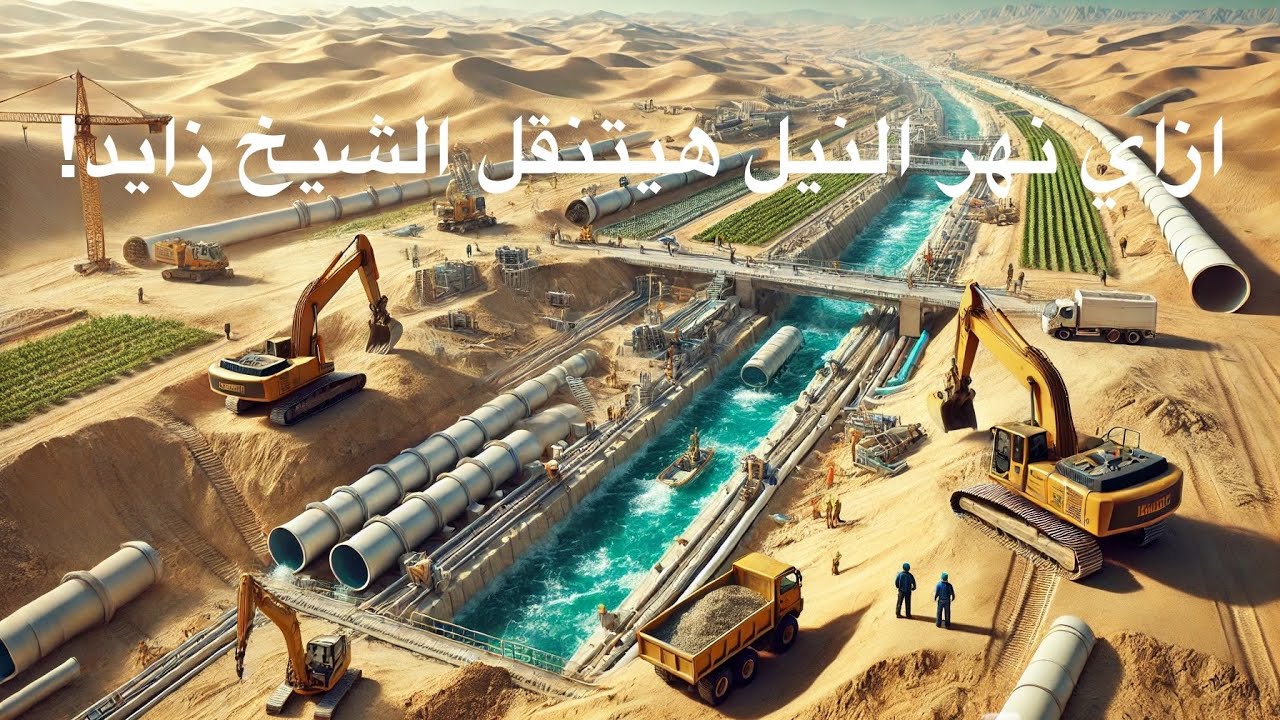 ازاي نهر النيل هيتنقل الشيخ زايد الجديدة بـ اكتوبر و شرح كامل لـ مدينة جريان - Jirian