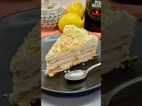 MARQUESA DE LIMÓN!🍋 El postre más fácil y rico con este tiempo!😋 #youtubeshorts #shorts