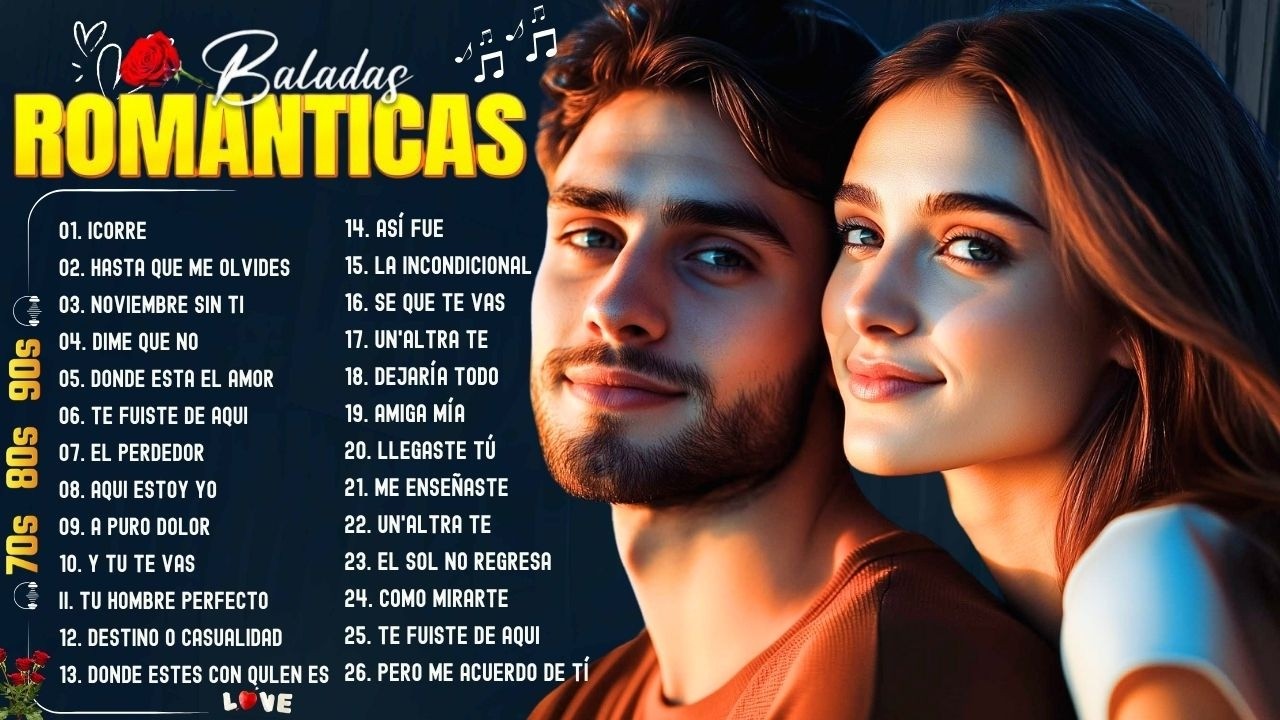Baladas Románticas del Recuerdo 💖 Canciones Viejitas en Español 80s 90s | Música Romántica de Amor