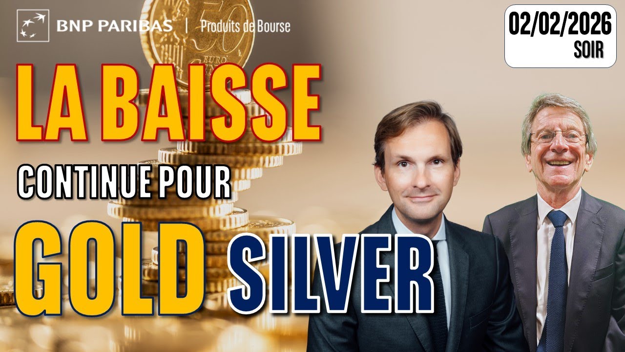 Baisse continue pour GOLD et SILVER 📉 - 02/02/2026