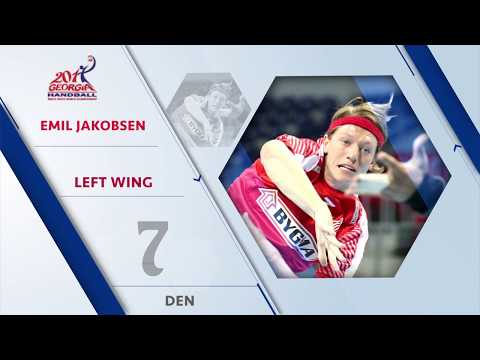 Emil Jakobsen (DEN) - All-star left wing | IHFtv - Georgia 2017 Men's Youth WCh