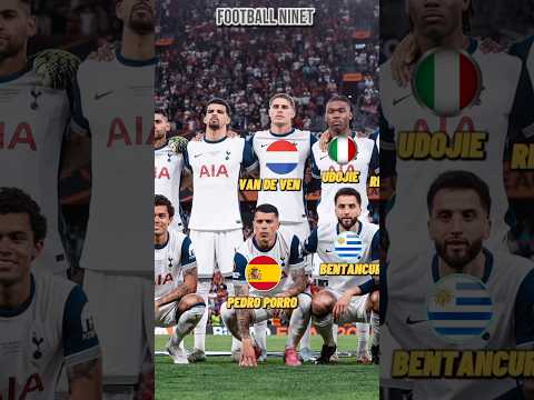 Tottenham 2025 uel final vs Man united 1-0 #football #uel