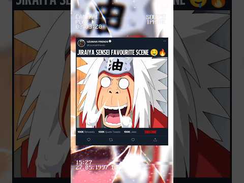 JIRAIYA SENSEI 😂 FAVOURITE SCENE 🤤🔥 #jiraiya #sensei #naruto #narutoshippuden #animeshorts