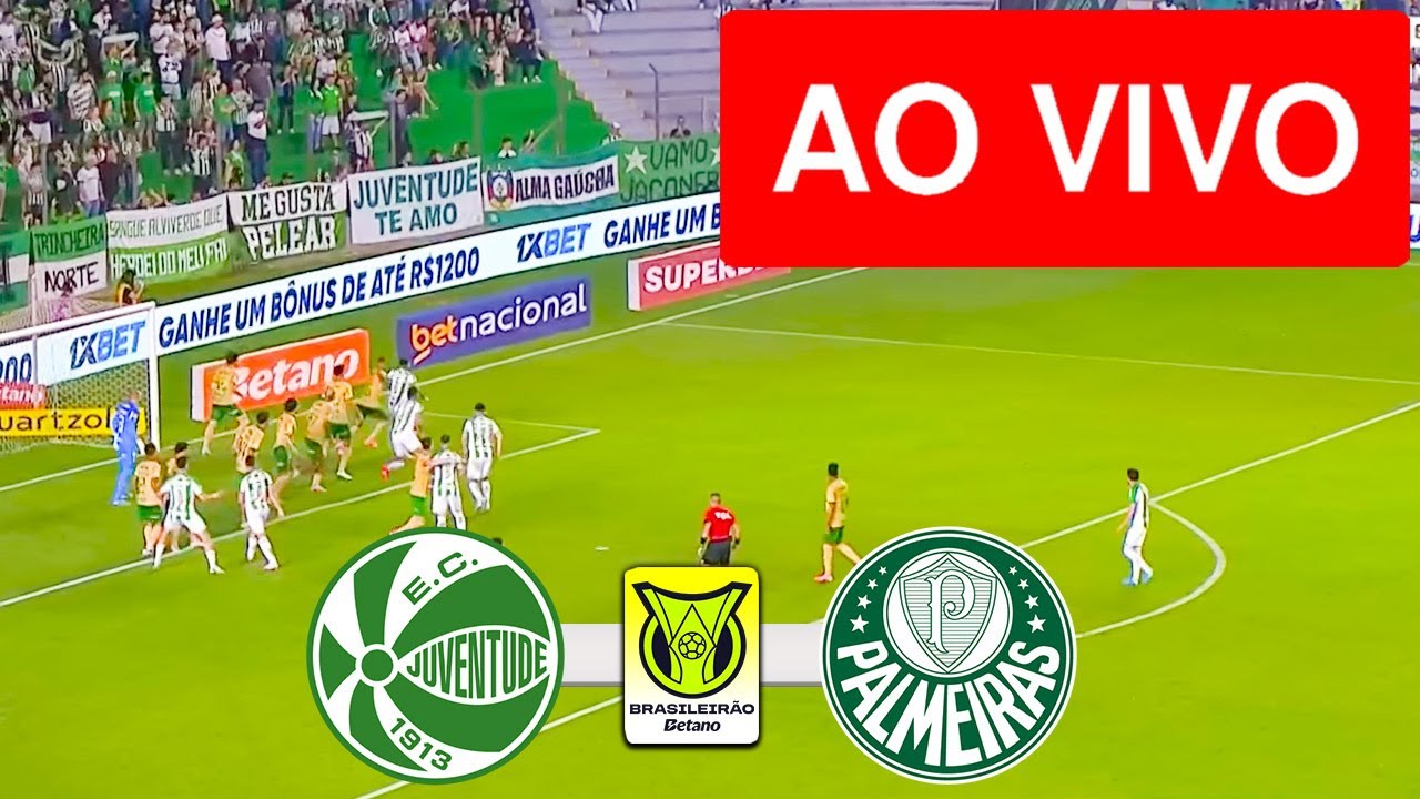 Assista ao Vivo: Juventude x Palmeiras - Campeonato Brasileiro 2025 ⚽