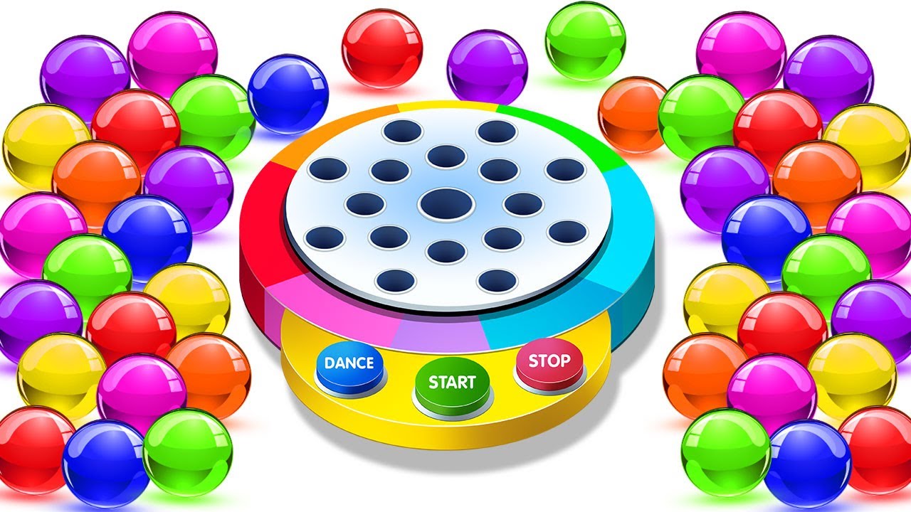 Learn Colors with Dancing Balls  and Finger Family Songs | Ep 3 - Best Learning Videos for Toddlers