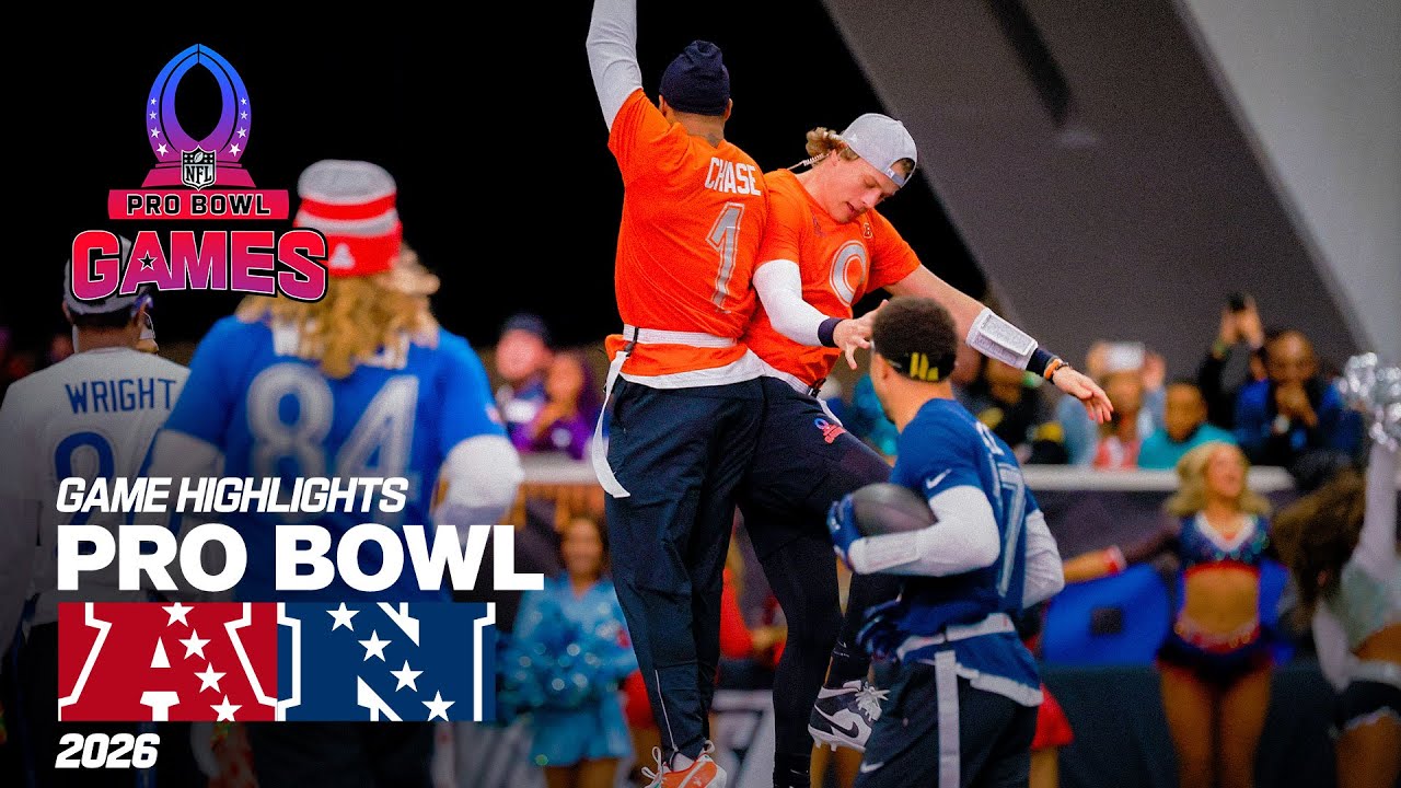 NFC vs. AFC Flag Football Highlights | 2026 Pro Bowl 🏈