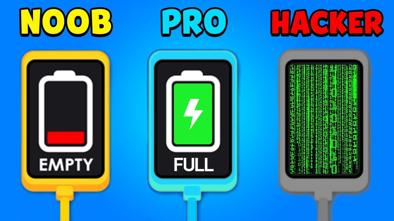 Noob vs Pro vs Hacker - Recharge Challenge 🔥