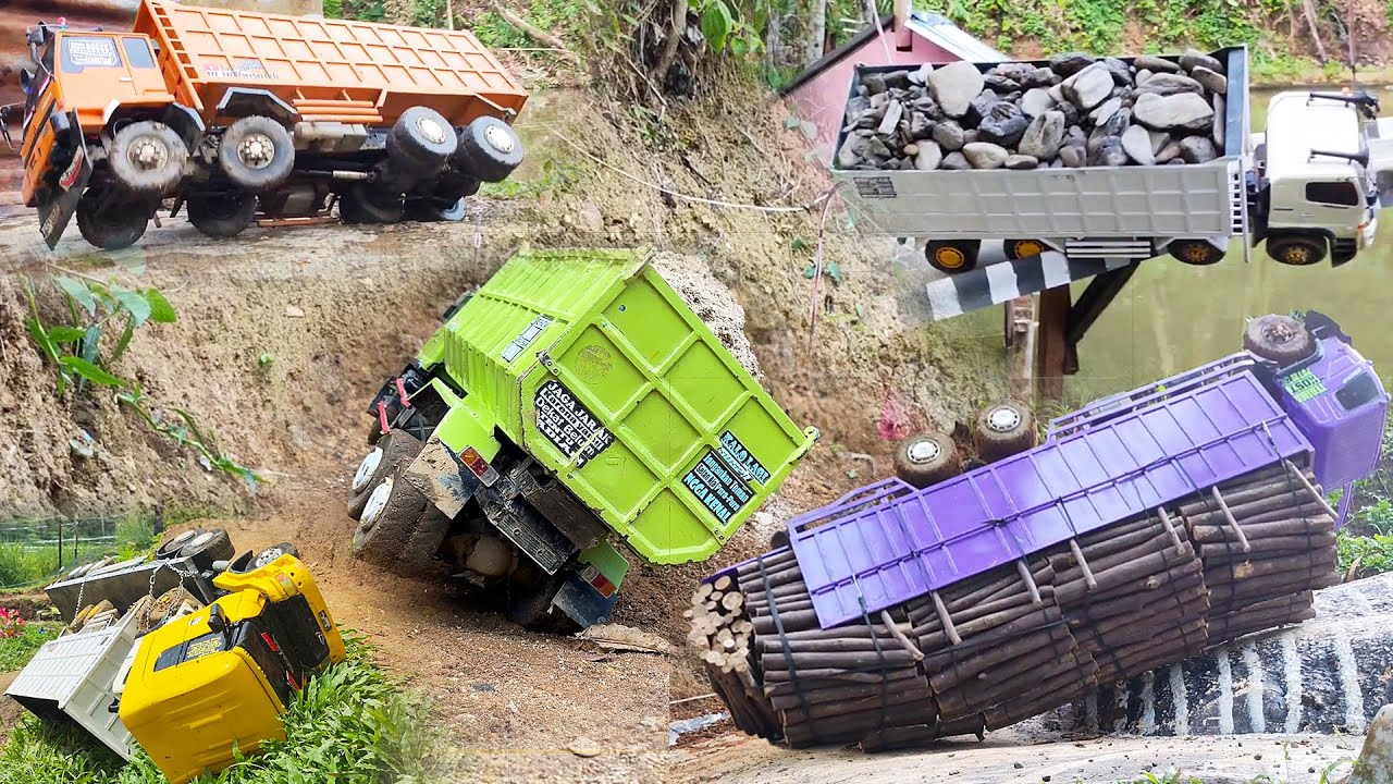 Kompilasi Truk Extreme: Hino 500, Fuso 220Ps & More 🚚