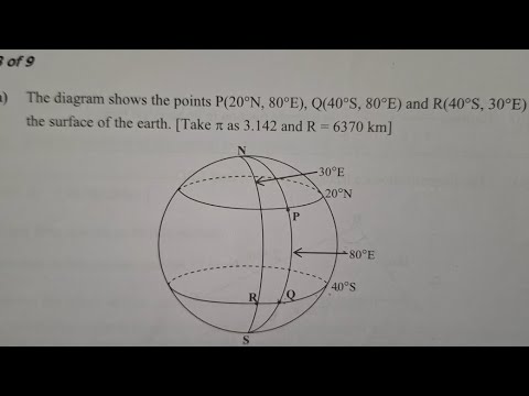 2022 Earth Geometry Exam Question