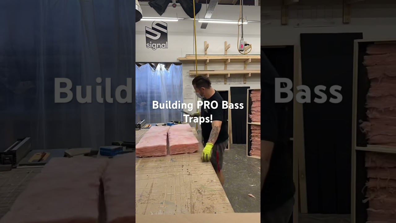 DIY PRO Bass Traps at Signal Acoustics 🎶