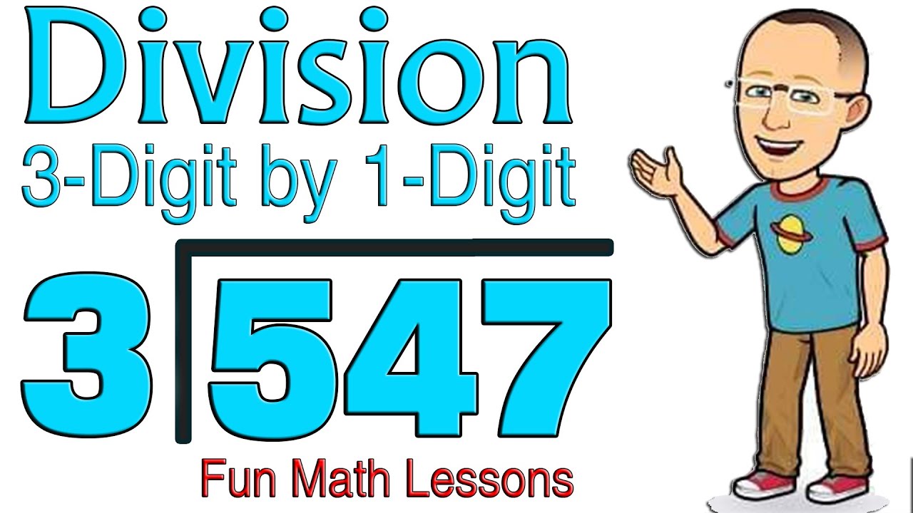 Easy 3-Digit by 1-Digit Long Division ⭐