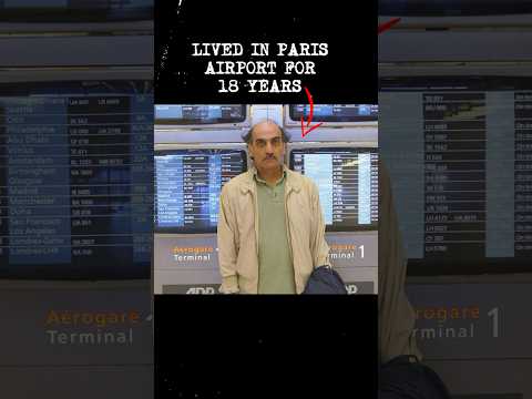 The Man That Lived In The Paris Airport For 18 YEARS! #history #vintage #story #paris