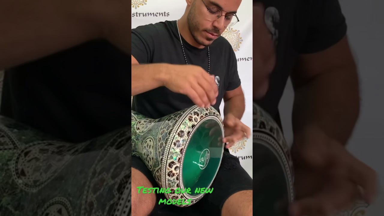 Testing our new darbuka model ❤️