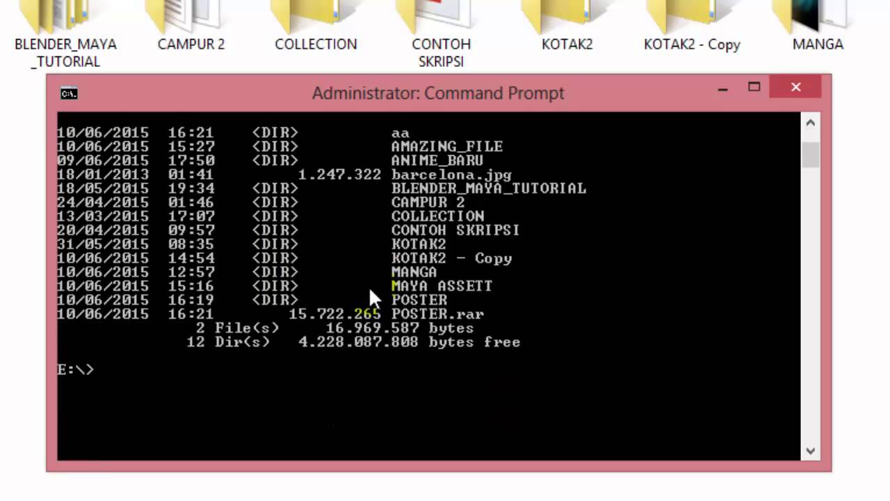 Panduan Membuat Steganografi Menggunakan Command Prompt