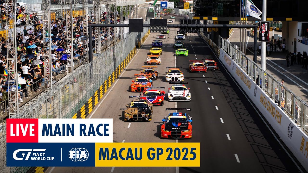 LIVE | FIA GT World Cup Main Race at Macau 2025 🏁