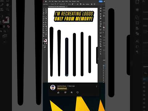 I try to recreate famous logos completely from memory. Today: Soundcloud