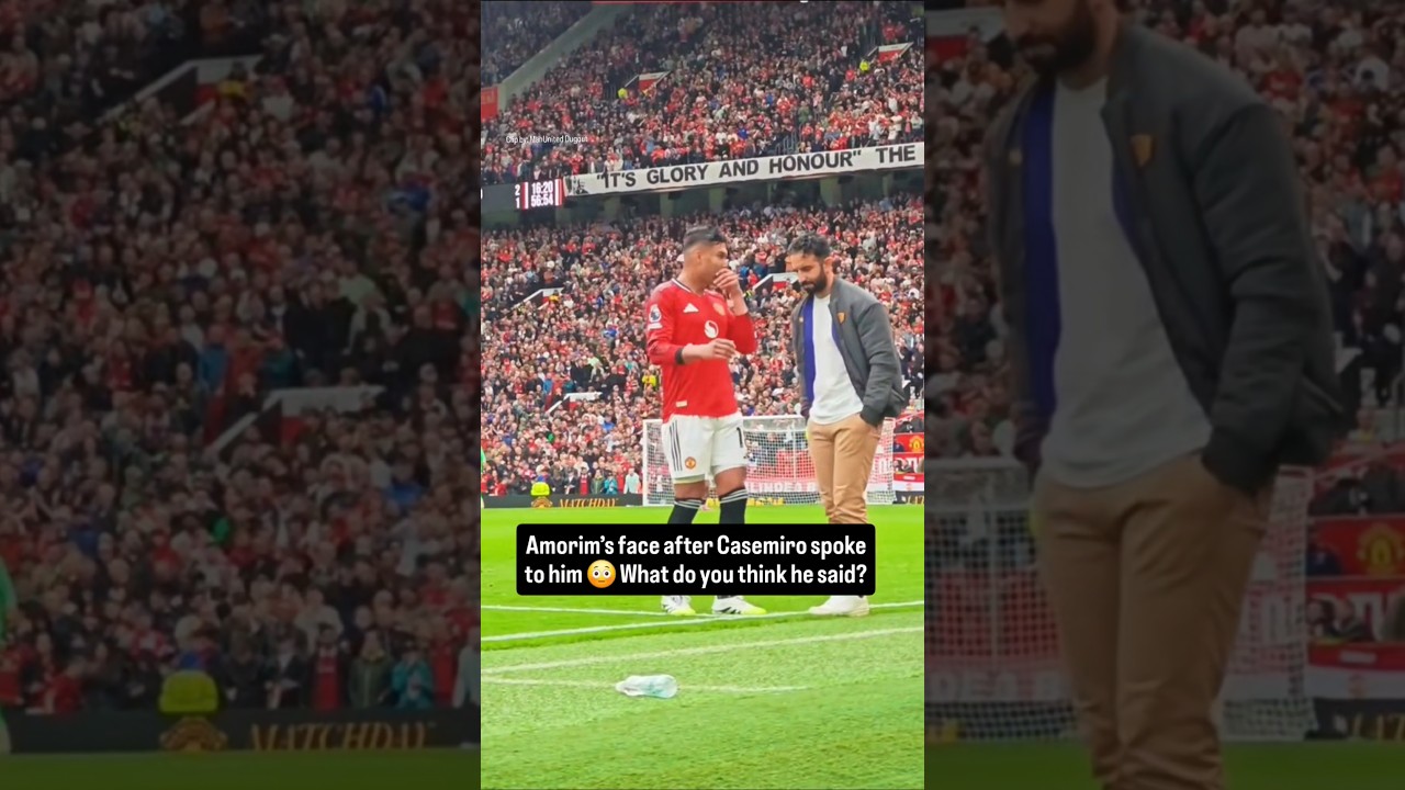 Amorim's Reaction After Casemiro's Conversation Revealed 🤔