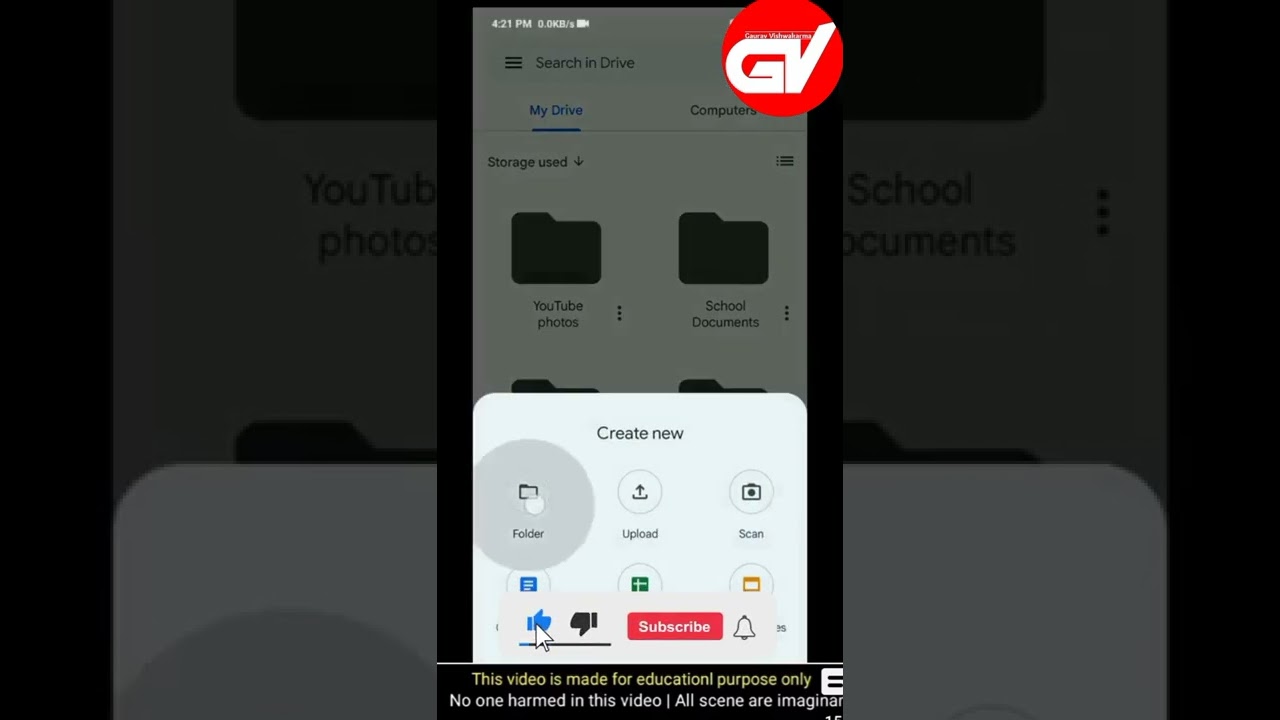 Part-3 | Google Drive से PDF कैसे बनाएं | Google Drive में फ़ोल्डर कैसे बनाएं | SpyGaurav
