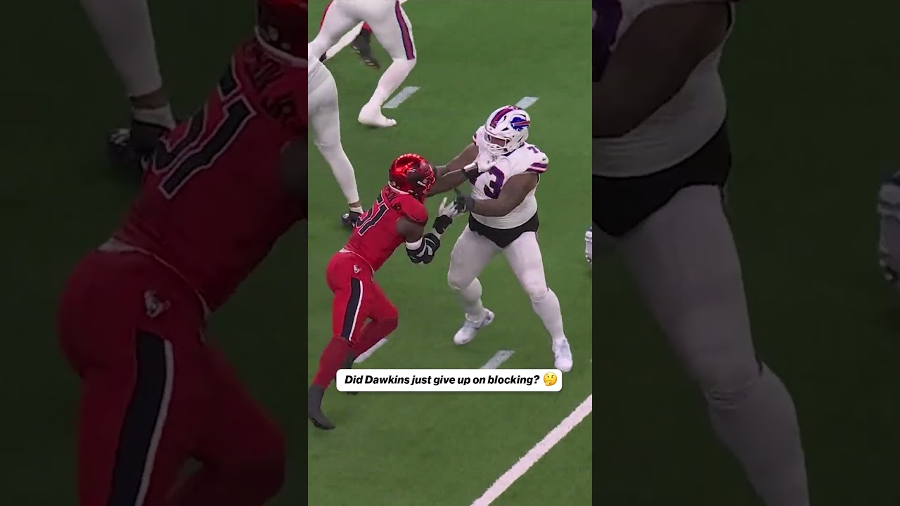 What Was He Doing? 🤔 | NFL Texans vs Bills