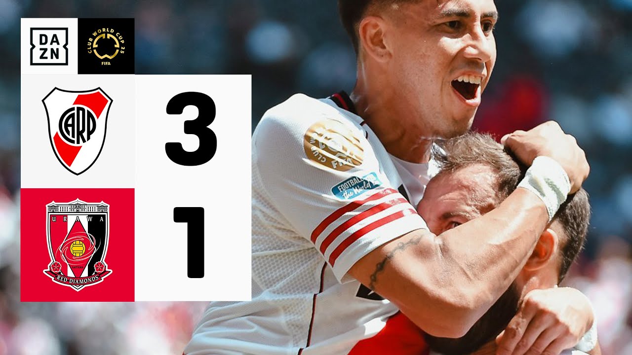 River Plate Dominates Urawa Reds in 3-1 Victory | FIFA Club World Cup 2025 Highlights ⚽