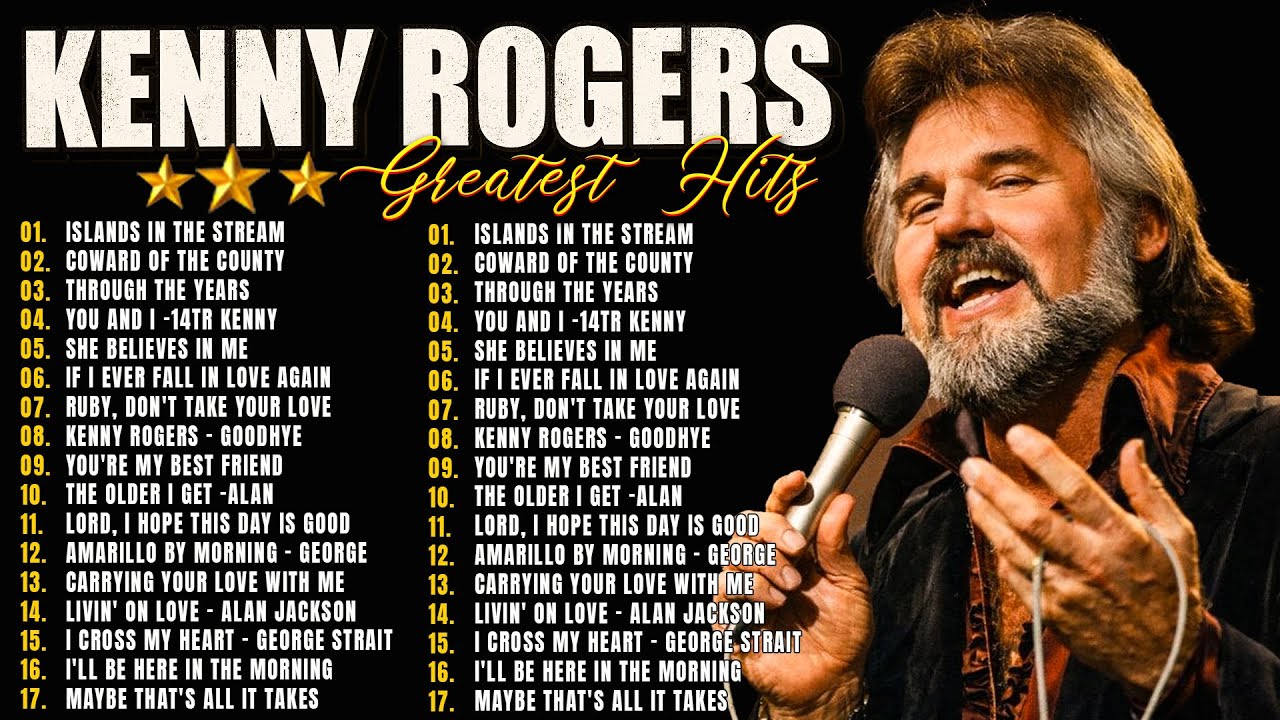 Kenny Rogers Legendary Country Music of All Times🔥Kenny Rogers Greatest Hits Playlist 2025 #youandi