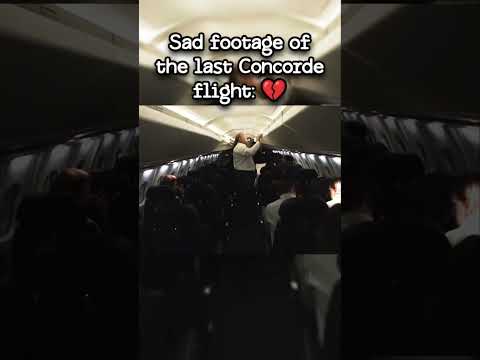 Sad footage of the last Concorde flight 💔 #avgeeks #aviation #airline #planes #flight