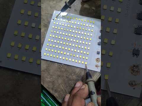 HALOGEN 100 Watt LED Light Repair || How to make Halogen bulb repair