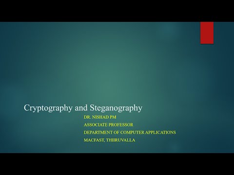 Cryptography and Steganography Malayalam