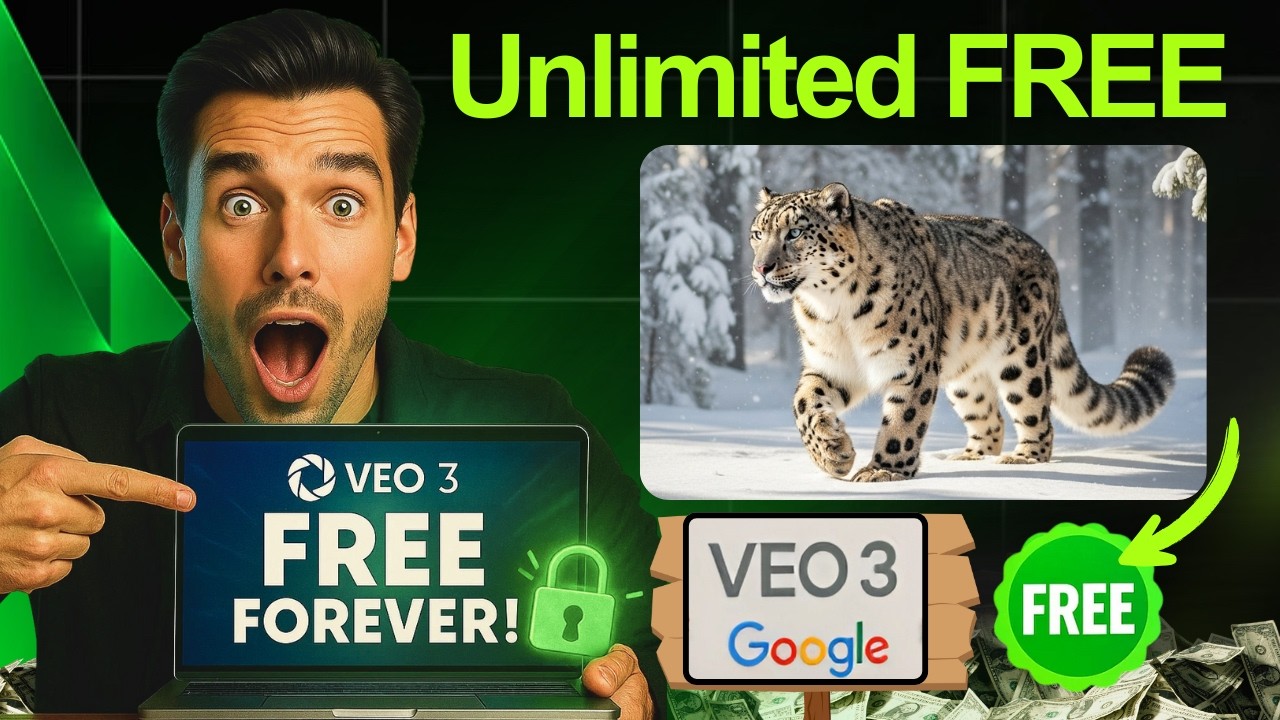 VEO 3 Now Free Forever – Legal & No Gimmicks 🎉