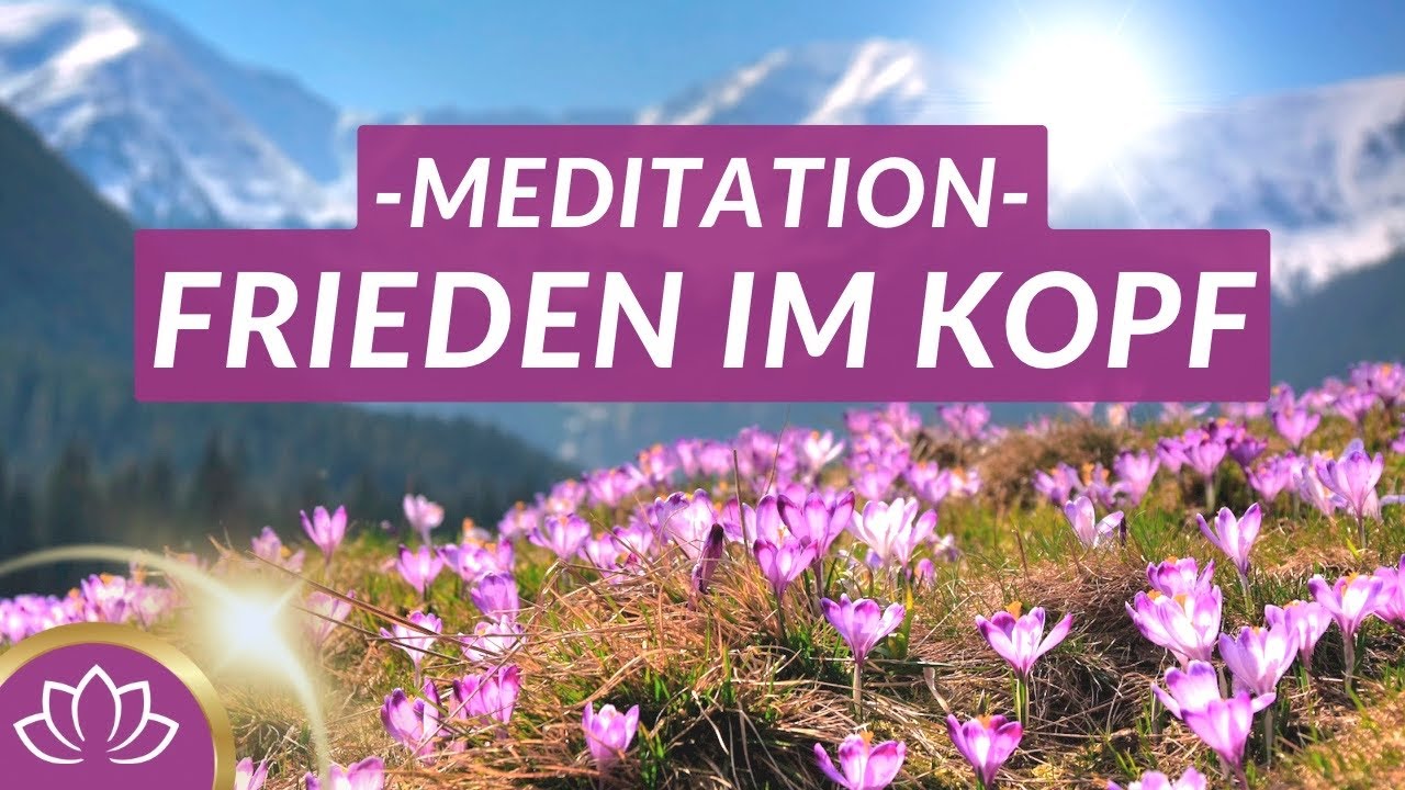 15-Minuten Meditation gegen Stress & negative Gedanken 🧘‍♀️
