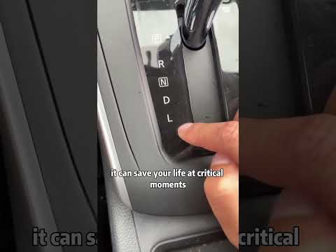 The hidden secret of the L gear on the car, I bet 90% of people don't know what it means!#car