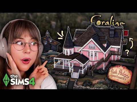 Can I Build the Pink Palace from Coraline in The Sims 4?