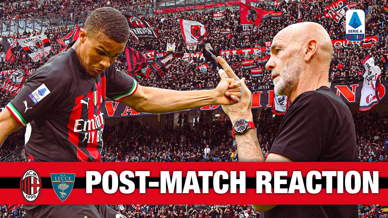 Pioli & Thiaw React to AC Milan's Win Over Lecce ⚽