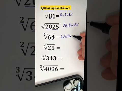 🎯Under root//Cube root//Square root Trick solution ✅💯💯 #maths #study #shorts #viralvideo #trending